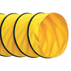 Hi-Tech Duravent Ducting Hose,8" ID x 25 ft. L,Neoprene 0615-0800-0566