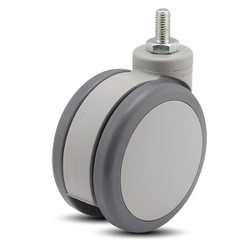 Medcaster Stem Caster,Swivel,4" Wheel Dia. TG04TPP281SWTS07