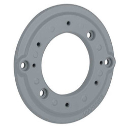Hubbell Killark HazAdapterPlate,5 1/2"L,3"W,5 1/4"H,Gray VBA