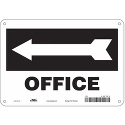 Condor Safety Sign,7 in x 10 in,Polyethylene 486Y20