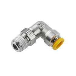 Parker Fitting,12 mm,Brass,Push-to-Connect W169PLP-12M-4R