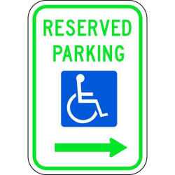 Lyle Reserved Parking Parking Sign,18" x 12" R7-8R-12HA