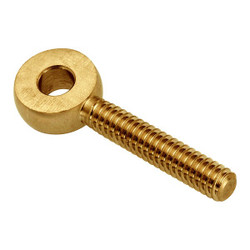Ampg Fixed Rod End, Brass, Plain, 5/8 in OD ZEB50-BR