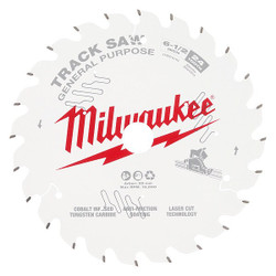 Milwaukee Tool CircularSawBlade,Carbide,Dia:6.5" 48-40-0624