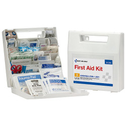 First Aid Only FirstAidKit w/House,184pcs,10 7/8x11.5" 91329