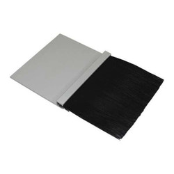 American Garage Door Supply Brush Seal, Nylon, 3 in L, 8 ft W, Black BNS3383-8