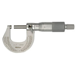 Mitutoyo Outside Mic,0-1,Ratchet,NIST,Case 102-327-10CAL