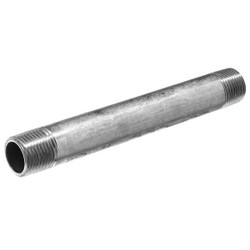 Manufacturer Varies Nipple,Schedule 40,1/2" ID,304 SS,4" L ZUSA-PF-11172