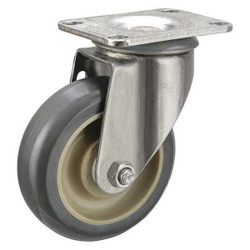 Manufacturer Varies Plate Caster,Swivel,Polyurethane,5 1/8"H P12SX-UP040D-12-AM