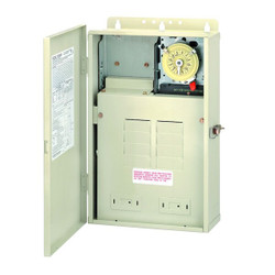 Intermatic Load Center,100A,w/T104M Mech/Versatile T30004R