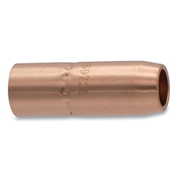 MIG Gun Nozzle, 1/8 in Recess, 5/8 in Bore, For Miller® Style, Copper Pack of 2