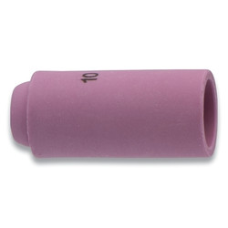 Alumina Nozzle TIG Cup, 5/8 in, Size 10, For Torch 17, 18, 26, Standard, 1-7/8 in Pack of 10