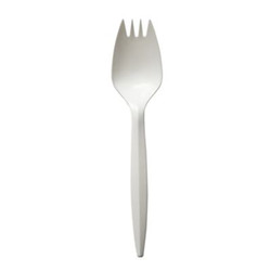Boardwalk® CUTLERY,MW,SPORK,UNWRP,WH BWKSPORKWHPP