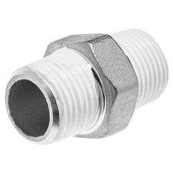 Manufacturer Varies Hex Nipple,304 SS,1/2" Pipe Size,MNPT ZUSA-PF-415