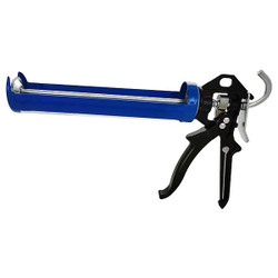 Westward Caulk Gun,Steel,10Oz,Blue/Black 811FH1