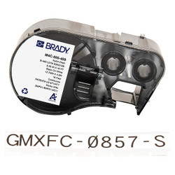 Brady Precut Label Roll Cartridge,White,Matte M4C-500-499