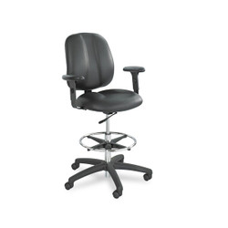 Safco Height-Adjustable T-Pad Arms Apprent,PK2 6689BL