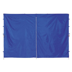 Ergodyne Sidewall,Pop-Up Tent,Zipper,Blue,10'x10' 6096