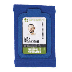 Ergodyne Badge ID Holder,Wrist,Blue 3388