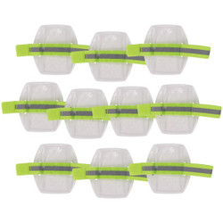 Ergodyne Badge ID Holder,Arm Band,HV Lime,PK10 3386HVPK10