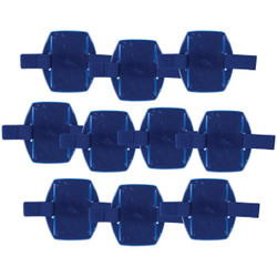 Ergodyne Badge ID Holder,Arm Band,Blue,PK10 3386PK10