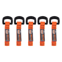 Ergodyne Tool Tether,Web,D-Ring,Or,2 Lb Cap,PK6 3707