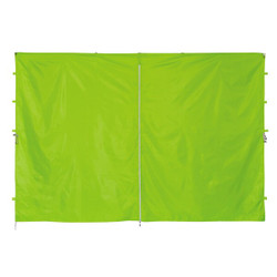 Ergodyne Sidewall,Pop-Up Tent,Zipper,Lime,10'x10' 6096