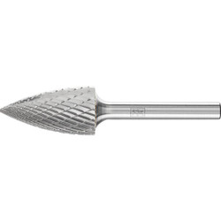 Pferd Carbide Bur,SCTI SG-6,1/4",Double Cut 24832