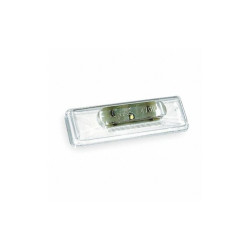 Grote Utility Light,Rectangular,Clear 60411