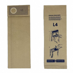 Bissell Commercial Vacuum Bags,Paper,2 ply,4" L,2" W,PK10 U1500-PK10