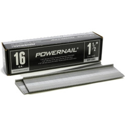 Powernail Floor Nail,16 ga.,1-1/2",L-Style,PK1000 L15016