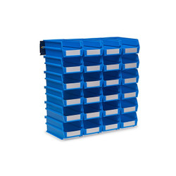 Triton Products Storage Bin,Blue,Plastic 3-220BWS