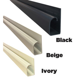Electriduct Raceway,Black,2 1/4" H,59" L,1 1/8" W SR-ED-H-LG-BK