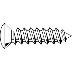 Manufacturer Varies ShtMtlScrw,Scrw Sz #6,Zinc,3/4"L,PK100 697243-PG