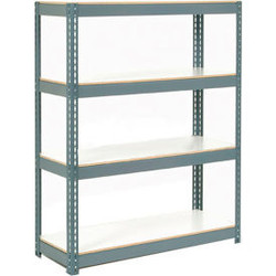 Global Industrial 4 Shelf Standard Duty Boltless Shelving Starter 48""Wx12""Dx60