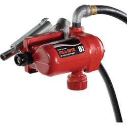 Fill-Rite 12V DC 8 GPM Fuel Transfer Pump with Nozzle FR8
