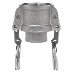 Usa Industrials Cam and Groove Coupling,6",304 SS BULK-CGF-308