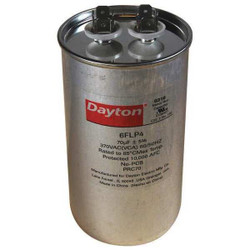 Dayton Motor Run Capacitor,70  MFD,5 1/2"  H 6FLP4
