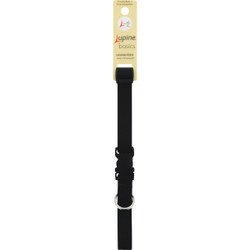 Lupine 3/4 In. Traditional Solid Black 13 to 22 In. Adjustable Collar 27502