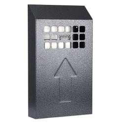 No Butts Bin Co Cigarette Receptacle,1/2 gal.,Black NBB04