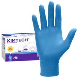 Kimtech Disposable Gloves,Nitrile,Blue,L,PK250 62873