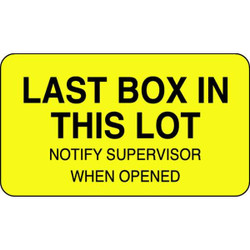 Roll Products Lot Label,1 In. H,1-3/4 In. W,PK1000 141456