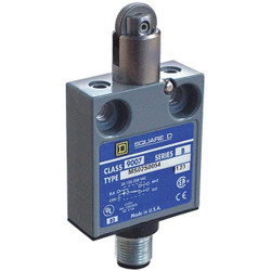 Telemecanique Sensors Limit Switch, Roller Plunger, 1NO/1NC 9007MS02S0084