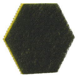 Scotch-Brite Scouring Pad,5 3/4 in L,Green,PK15 96Hex