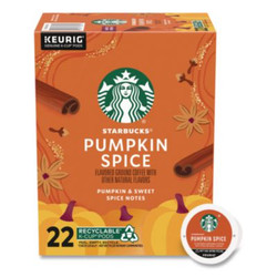 Starbucks® Pumpkin Spice Coffee K-Cup, 22/Box 12412028