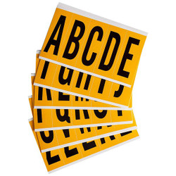 Brady Letter Label,A Thru Z,5in.Hx1-3/4in.W 1560-LTR KIT