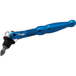 1/4 in. Drive Aluminum Swivel Head Ratcheting Micro Bit Driver 11317