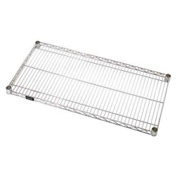 Partners Brand Wire Shelves,8"x18",Chrome,PK4 WS48184PK