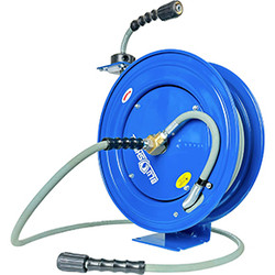 BluShield Polyester Pressure Washer Hose Reel Dual Arm Assembly 1/4in x 100ft Non Marking PWRDA14100-NM