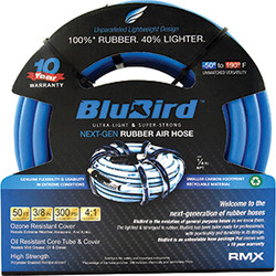 BluBird Rubber Air Hose Assembly 3/8in x 50ft BB3850
